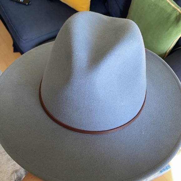 Free People Wyeth Billie Leather Band Felt Hat
